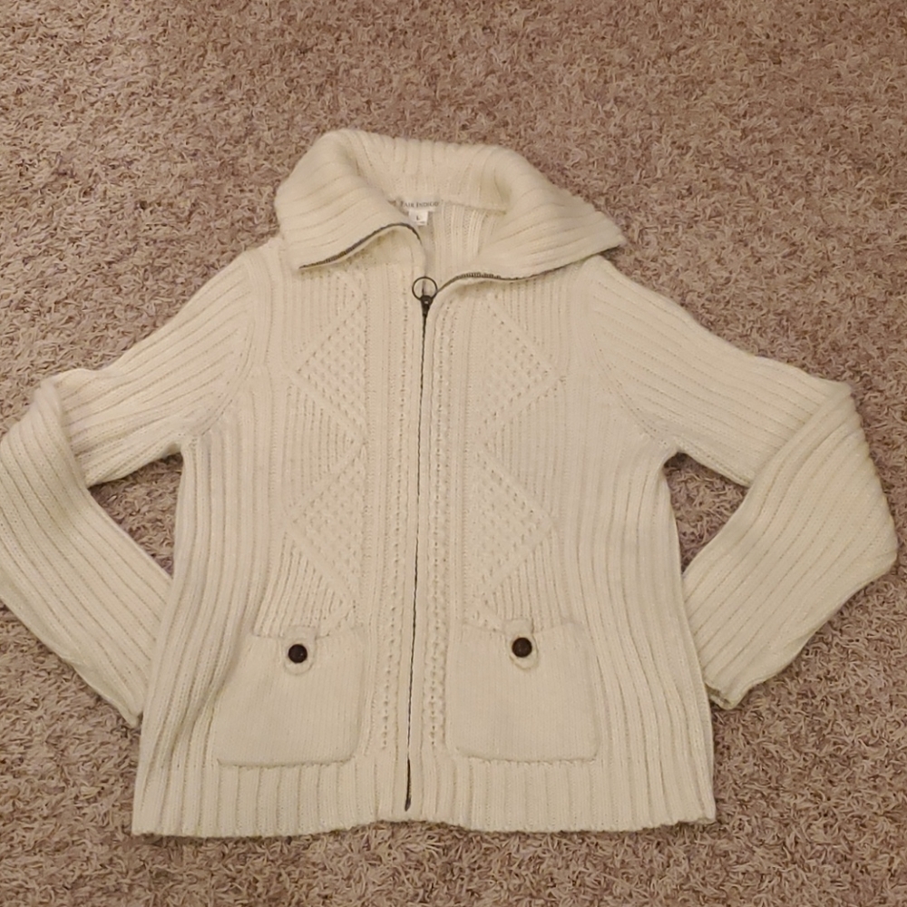 Fair Indigo Cardigan